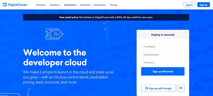 DigitalOcean Free Trial