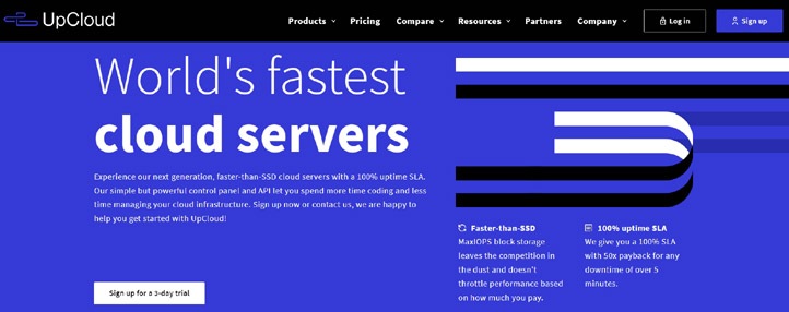 UpCloud Free Trial