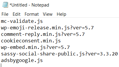 JS list