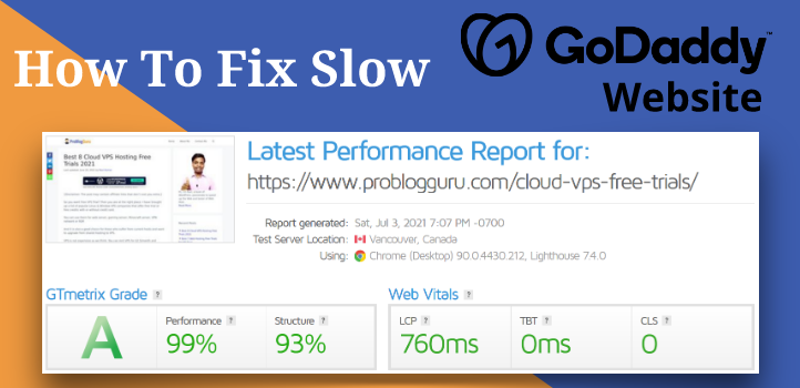 how to fix slow godaddy website1