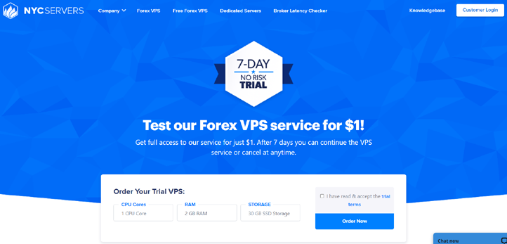 Free Forex VPS - NYCServers