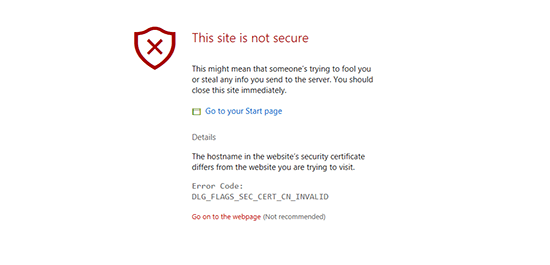 edge ssl error