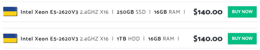 Impreza 16 Core Dedicated Server