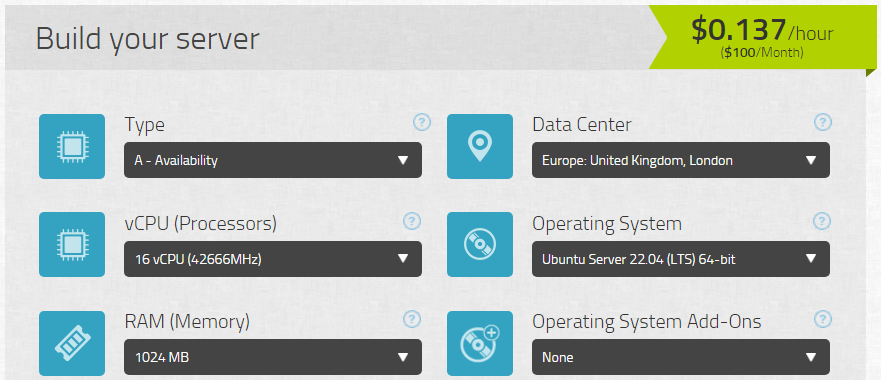 Kamatera 16 Core VPS