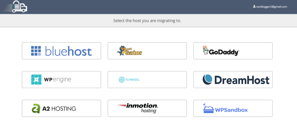 select listed host mg