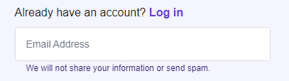 create an account