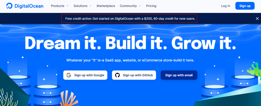 DigitalOcean Free Trial