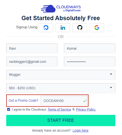Cloudways Free Trial Promo Code