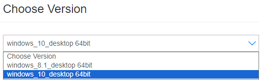 choose windows version