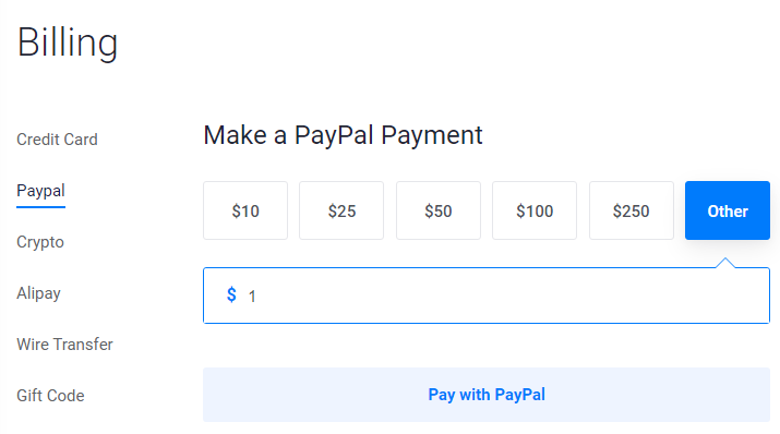 vultr paypal