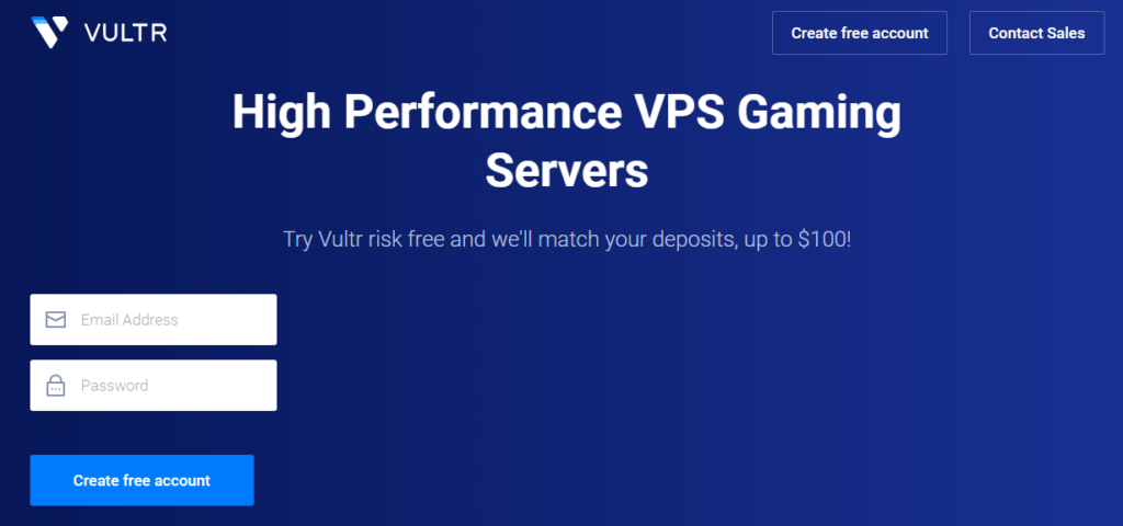 vultr gaming vps