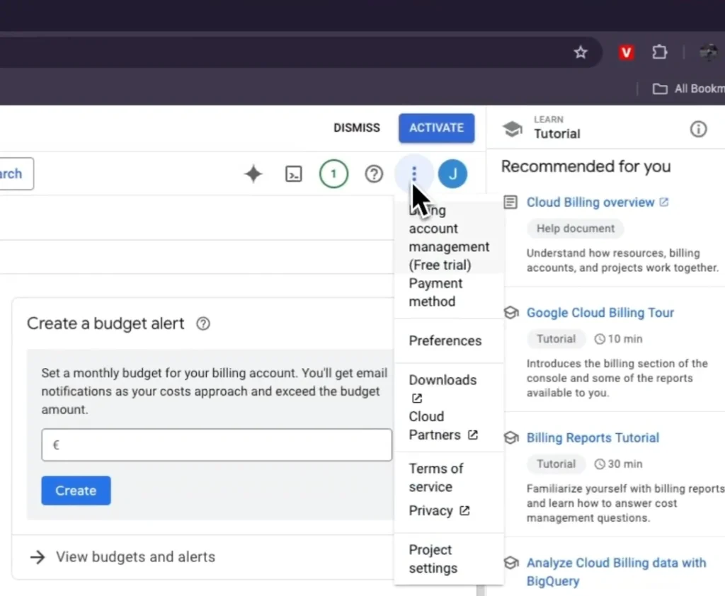billing account management