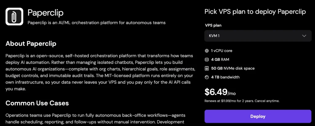 1-paperclip KVM plan